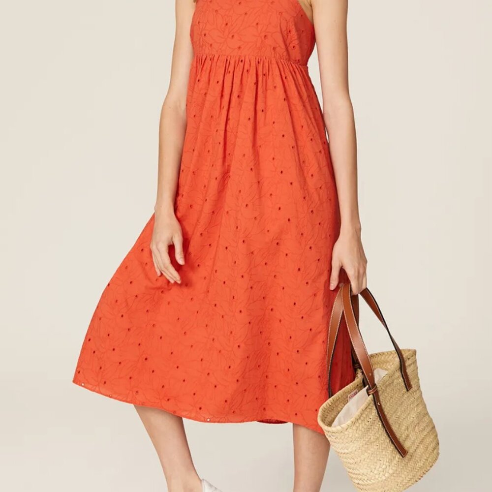Eyelet Babydoll Dress
